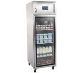 Armario frigorífico gastronorm 2/1 con puerta de cristal polar cw197