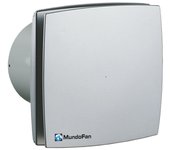 Extractor de baño decorativo plata mate aludecor-mu plata 125mm plata 125mm