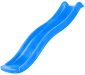 Axi sky175 tobogán azul con conexion de agua - 175 cm | elemento adicional para torre de juegos infantiles | tobogán de agua / tobogán adicional para