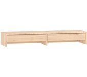 Soporte para monitor 100 x 27 x 15 cm madera maciza de pino 02_0004458