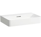 Laufen val lavabo sobre encimera, sin agujero para grifo, con rebosadero, us cerrado 650x420mm, h8162847571091, color: blanco mate