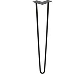 4 patas de horquilla de 45 cm con 2 estribos para mesa, patas de horquilla para bricolaje, patas en forma de u reemplazables