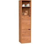 Columna de baño, mueble auxiliar, armario alto estilo moderno 150x36,5x30 cm espacio almacenaje, briebe, madera, aura