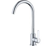 Grifo de fregadero de acero inoxidable giratorio de 360 grados, grifo de cocina de agua caliente y fría