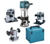 Makita 710 w router multifunción - rt0702cx3j