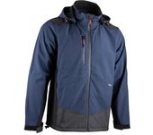 Blouson softshell bicolore - bleu noir - joule - lma - 2308-l