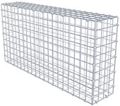 Gavión 100 cm x 50 cm x 20 cm (l x h x p), tamaño de malla 5 x 5 cm, anillo espiral - diámetro del cable 4 mm