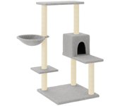 Torre para muebles de árbol para gatos, juguete para escalar, rascador, plataforma para escalar con poste 02_0022630