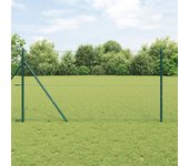 Vidaxl cerca hexagonal verde 1.2x100 m acero