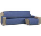Funda cubre protector sofá chaise longue nina azul 200cm s&t sofa covers