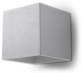 Sollux quad - 1 light up down wall gris claro, g9
