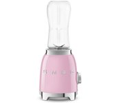 Batidora de vaso mini smeg rosa pbf01pkeu