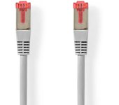 Cable de red cat6 - rj45 macho - rj45 macho - sf/utp - 10.0 m - redondo - pvc - gris - label