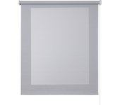 Estores screen translucido y aislamiento térmico estor estor enrollable con tejido técnico gris, 140 x 180 cm