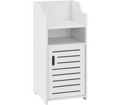 Mueble bajo para baño mueble columna con puerta con varios compartimentos de almacenaje 72 cm tablero de 03_0005818