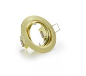 Foco jura redondo empotrable 1xgu10 latón ø8 cm trio lighting