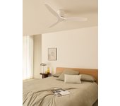 Windcalm dc - función verano/invierno - ventilador de techo 40w silencioso ø132 cm sin luz con controlador de pared