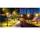 6 farolas solares para exteriores, impermeables, con encendido y apagado automático, para decoración de jardines y villas.