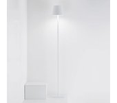 Lámpara led poldina pro l blanca recargable y regulable 122cm con batería hasta 12 horas