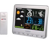 Estación meteorológica inalámbrica con pantalla lcd a color - la crosse technology ws6826whisil
