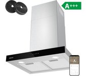Ciarra campana extractora 60cm 650m3/h a+++ booster controlo tátil e wi-fi acero inoxidable cbcs6102