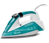Polti quick & slide qs210 plancha a vapor suela de aluminio 2400 w verde, blanco