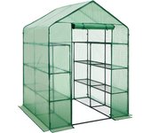 Tectake invernadero 3,6 m³, con 16 baldas