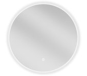 Espejo de baño con luz led redondo , antivaho, 50 cm,