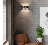 Aplique doble cilindro negro para bombilla g9 - silamp