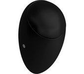 Laufen alessi un urinario de succión, 1 litro, con agujeros para montaje de tapa, sin mosca, 325x290mm,, h8409717160001, color: negro mate