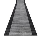 Alfombra de pasillo con refuerzo de goma 57 cm streifen antracita 57x120 cm