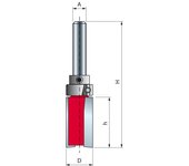 Fresa freud con rodamiento superior - ø13 h20/60 q6 z2 - f03fr02003 -50-10206p