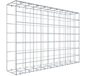 Gabión para montar con dimensiones 100 cm x 70 cm x 20 cm (l x a x p), malla 10 x 10 cm, anillo en c,. atenc.: falta una reja - diámetro del cabl...