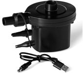 Bomba de batería recargable bestway 4,8 v para inflar colchones, piscinas, juguetes - 3 boquillas incluidas