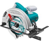 Total tools - sierra circular de cable con potencia de 1400 w | diámetro de 185 mm | velocidad 4800 rpm | herramienta cortar metal y madera con ajuste