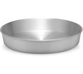 Molde cónico de aluminio para tartas pardini con borde alto, diámetro 28 cm