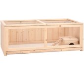 Jaula para hámster 104 x 52 x 38 cm madera maciza de abeto marrón 02_0041676