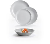 Ensaladera vidrio luminarc pampille granit 18 piezas - 6 personas - gris