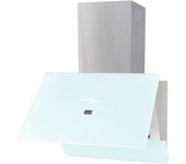 Vidaxl campana extractora cristal templado blanco 600 mm
