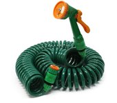 Manguera de riego en espiral extensible 15 m flexible jardín casa y jardín 16_0001570
