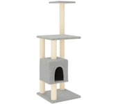 Torre para muebles de árbol para gatos, juguete para escalar, rascador, plataforma para escalar con poste 02_0022542
