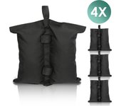 4 pabellones de sacos de arena y bases para carpas para fiestas, peso base, carpas para jardín, soporte de seguridad