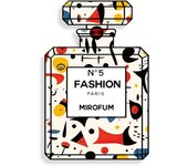 Adm - impresión en acrílico 'botella de perfume mirofum'