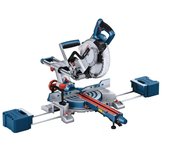 Tronzadora e ingletadora a batería bosch professional biturbo gcm 18v-216 d professional sierra tronzadora e ingletadora azul, s
