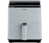 Freidora sin aceite cosori dual blaze chef edition gris 1750 w