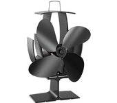Ventilador de estufa con 4 palas ventilador de chimenea 60-350°c accionado por calor sin corriente