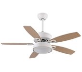 Ventilador de techo braw led motor dc 3000-4000-6000k - blanco/blanco - blanco/haya