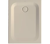 Plato de ducha rectangular betteultra 1000x750x25mm, 1650-422, color: beige mate