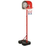 Juego de canasta de baloncesto portátil ajustable 138,5-166 cm v3782 unico / multicolor