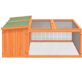 Conejera 1175 x 97 x 475 cm madera maciza de pino marrón 02_0041937